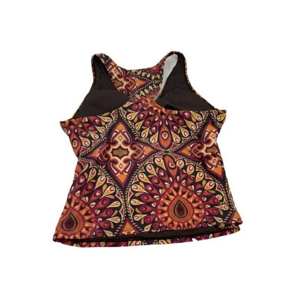 Athleta Multi-Color Athletic Top. Sz L - Picture 3 of 3